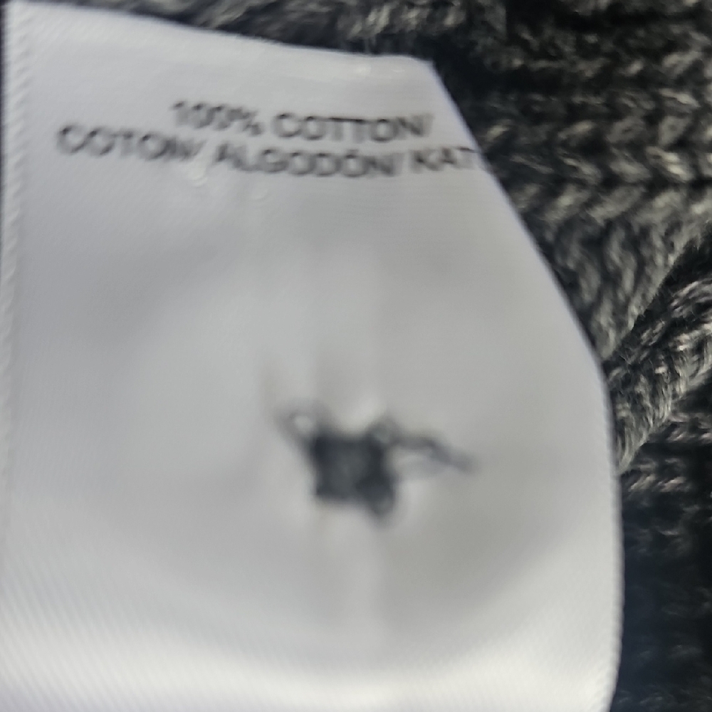 Lucky Brand Men's Charcoal Cable Knit Cardigan - Picture 6 of 6